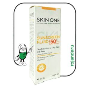فلوئید ضد آفتاب SPF50 فاقد چربی اسکین وان مناسب پوست مختلط تا چرب